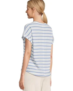 Women Splendid Skye Short Sleeve Striped Tee