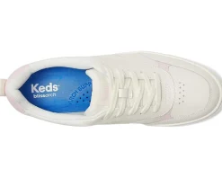 Keds Skyler II Lace-Up Snow White/Light Pink Leather Best