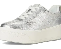 Keds Skyler II Lace-Up Silver Distressed Metallic Leather Outlet