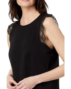 Women Vince Camuto Sleeveless Blouse with Trim