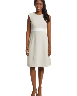 Women Calvin Klein Sleeveless Colorblock Aline