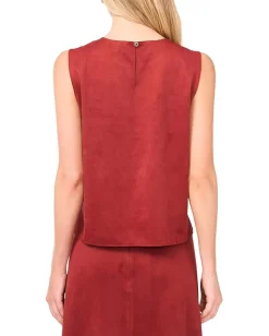 Vince Camuto Sleeveless Crew Neck Rustic New