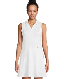 Callaway Sleeveless Flounce Dress Brilliant White Online