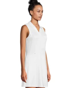 Callaway Sleeveless Flounce Dress Brilliant White Online