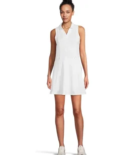 Callaway Sleeveless Flounce Dress Brilliant White Online