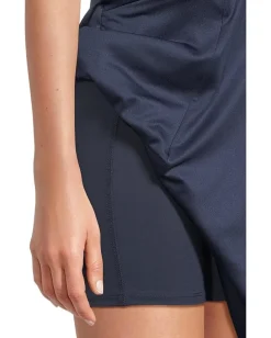 Callaway Sleeveless Flounce Dress Peacoat