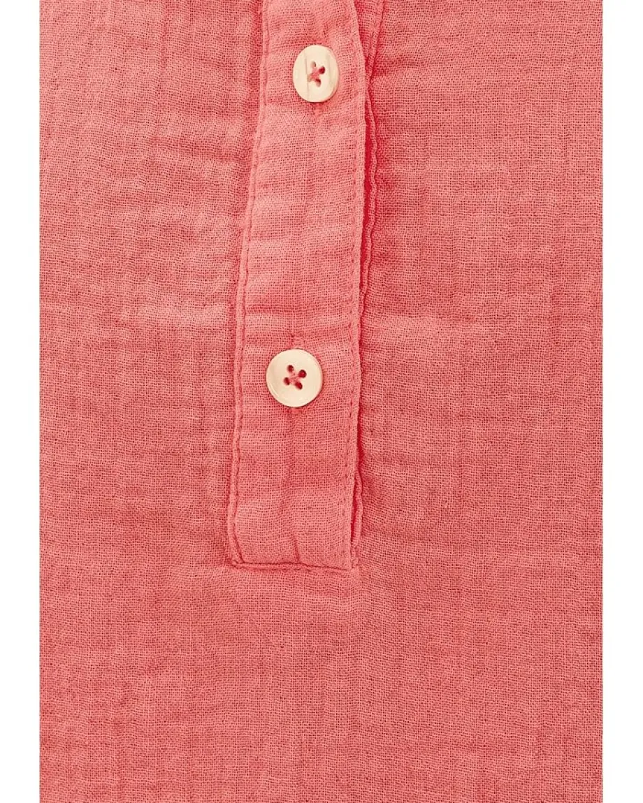 Women Mod-o-doc Sleeveless Henley Shirt