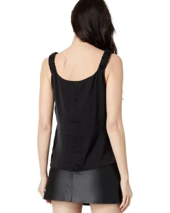 Women Vince Camuto Sleeveless Ruffle Strap Rumple Tank