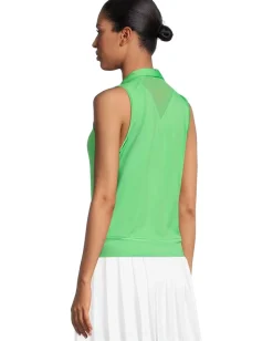 Women Callaway Sleeveless Top With Mesh Inserts