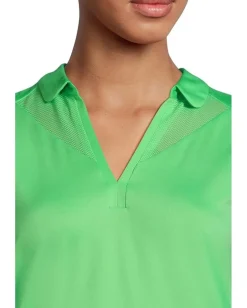 Women Callaway Sleeveless Top With Mesh Inserts