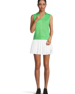 Women Callaway Sleeveless Top With Mesh Inserts