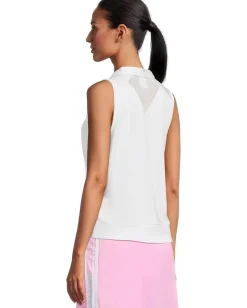 Women Callaway Sleeveless Top With Mesh Inserts