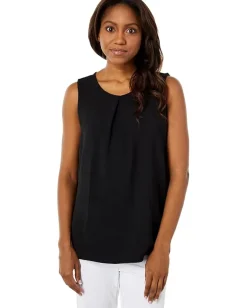 Women Vince Camuto Sleeveless Washer Twill Shell
