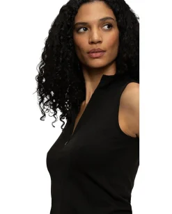 Women Sanctuary Sleeveless Zip Mock