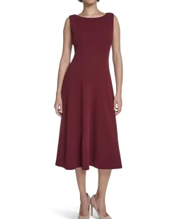 Women Calvin Klein Sleevless Midi Seam Detail