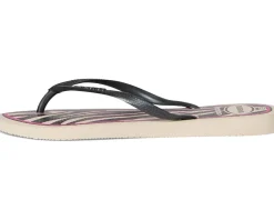 Havaianas Slim Animals Sandals Beige/Dark Grey Metallic