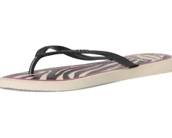 Havaianas Slim Animals Sandals Beige/Dark Grey Metallic