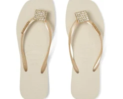 Women Havaianas Slim Crystal Square Elegance Sandals