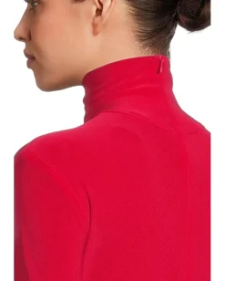 Women Norma Kamali Slim Fit Short Sleeve Turtle Top