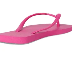 Women Havaianas Slim Square Logo Pop Up Sandals