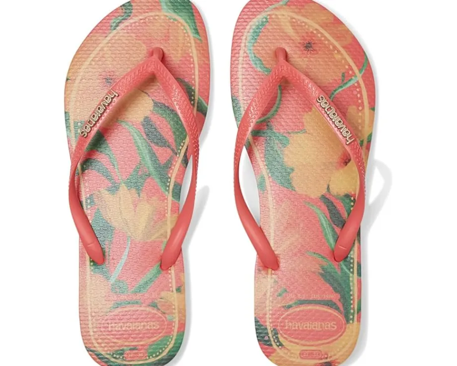 Women Havaianas Slim Tropicalia Vibes Sandals