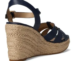 Lauren Ralph Lauren Soffia Espadrille Wedges Refined Navy Outlet