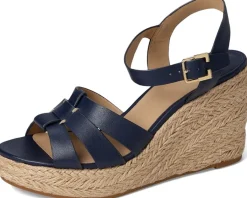 Lauren Ralph Lauren Soffia Espadrille Wedges Refined Navy Outlet