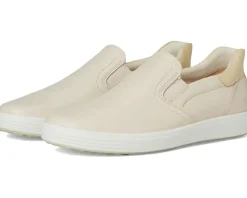 ECCO Soft 7 Easy Slip-On Sneaker Limestone/Straw