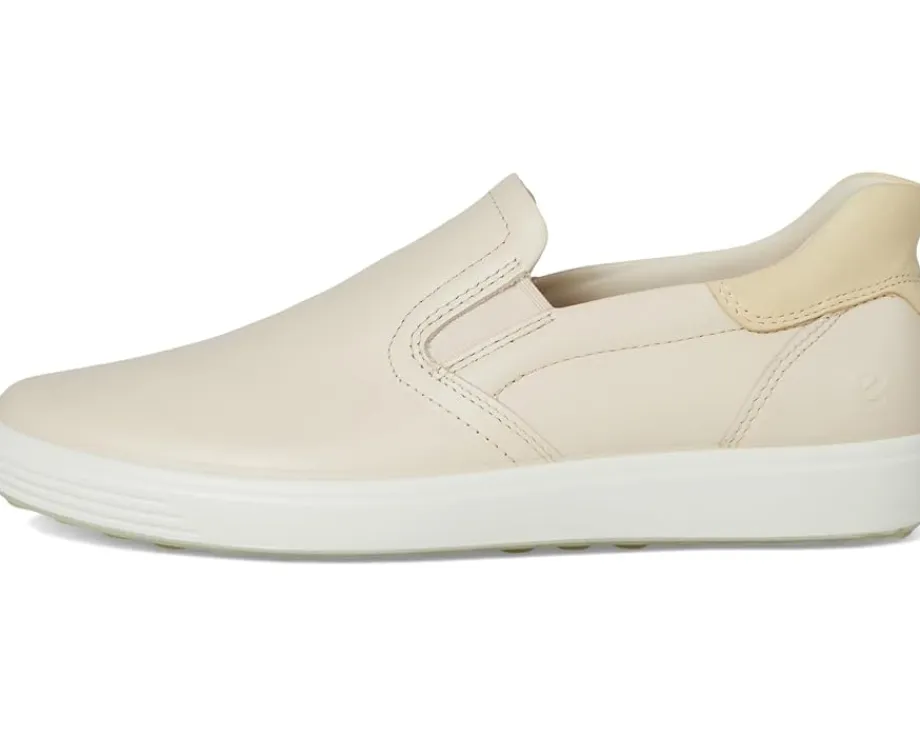 ECCO Soft 7 Easy Slip-On Sneaker Limestone/Straw