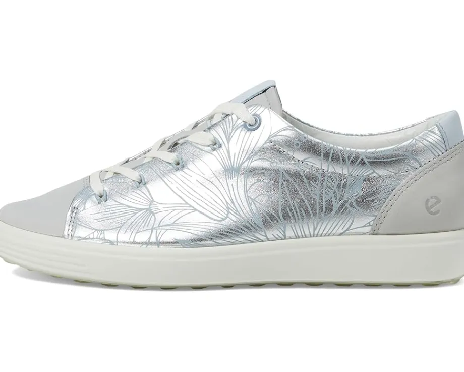 ECCO Soft 7 Floral Pure Silver/Concrete