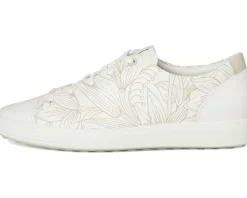 ECCO Soft 7 Floral Sneaker White Floral Clearance