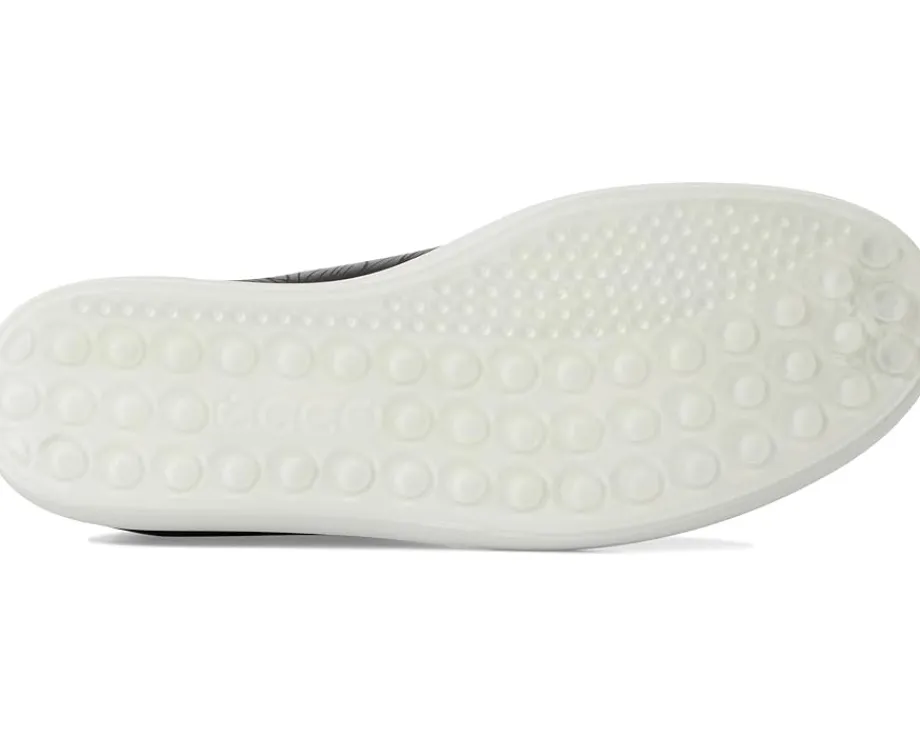 ECCO Soft 7 Floral Sneaker Silver Metallic Floral