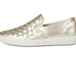 Women ECCO Soft 7 Woven Slip-On 3.0 Sneaker