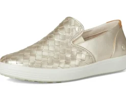 Women ECCO Soft 7 Woven Slip-On 3.0 Sneaker