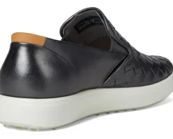 Women ECCO Soft 7 Woven Slip-On 3.0 Sneaker