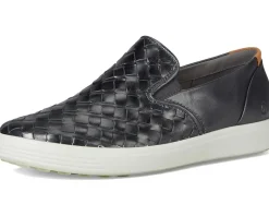 Women ECCO Soft 7 Woven Slip-On 3.0 Sneaker