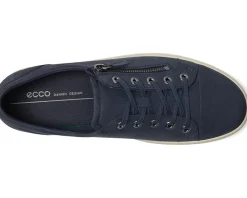 Women ECCO Soft Classic Lace Side Zip Sneaker