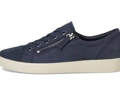 Women ECCO Soft Classic Lace Side Zip Sneaker