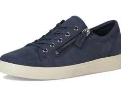 Women ECCO Soft Classic Lace Side Zip Sneaker