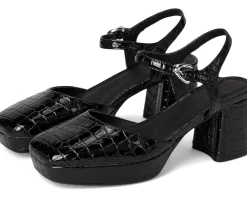 Aerosoles Soir Black Croco Faux Leather Best