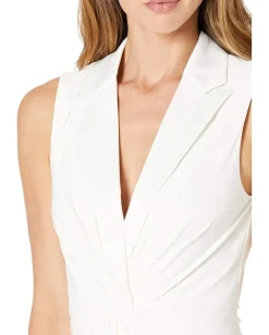 Women BCBGMAXAZRIA Solid Matte Jersey with DTM Satin Cocktail Dress