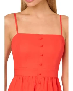 Women Adrianna Papell Solid Tiered Midi Dress