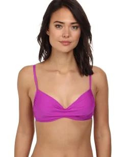 Women Badgley Mischka Solid Underwire Bra Top
