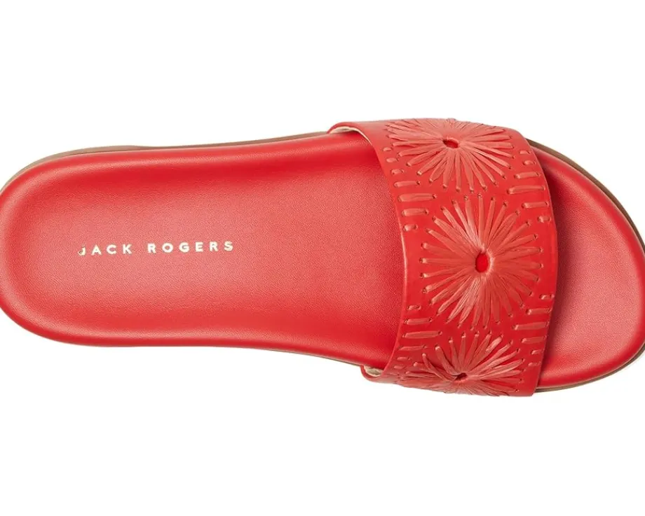 Women Jack Rogers Somerset Slide - Nappa/Raffia