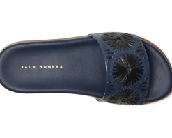 Women Jack Rogers Somerset Slide - Nappa/Raffia