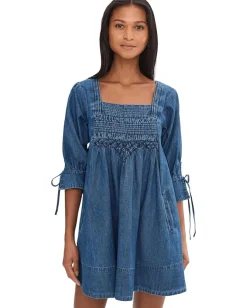 Women Free People Sonora Denim Mini Dress