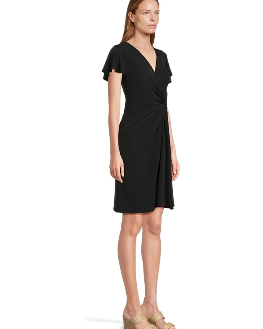 Tommy Bahama Sophia Short Sleeve Short Dress Black