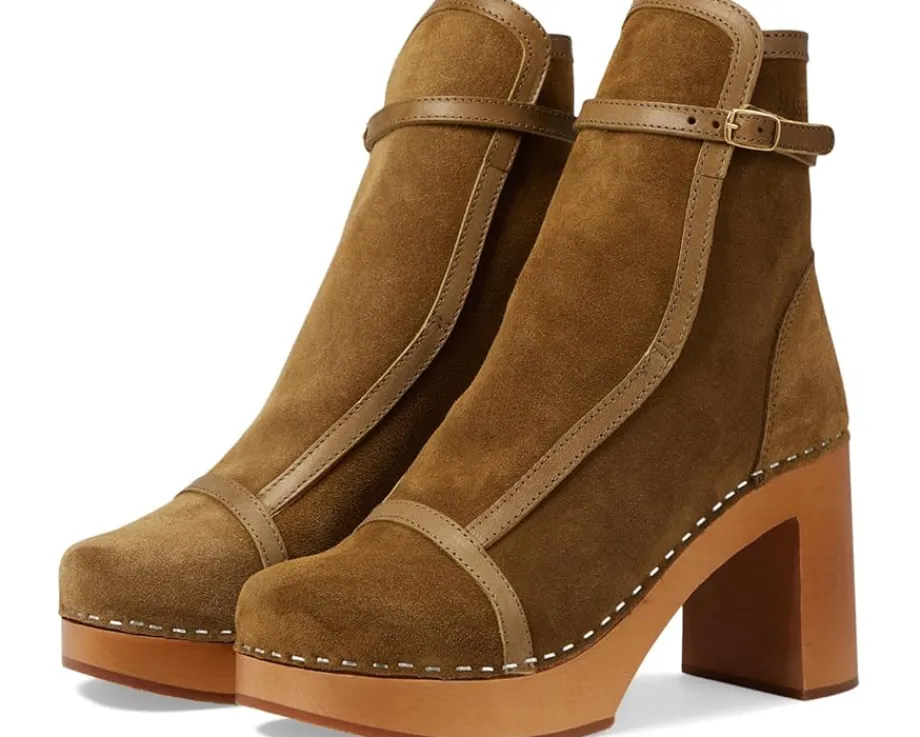 Swedish Hasbeens Sophisticated Jodhpur Tabacco Suede Sale