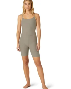 Beyond Yoga Spacedye Get in Gear Biker Jumpsuit Birch Heather Best