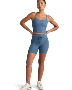 Beyond Yoga Spacedye Go Pocket 5" Short Washed Denim Outlet